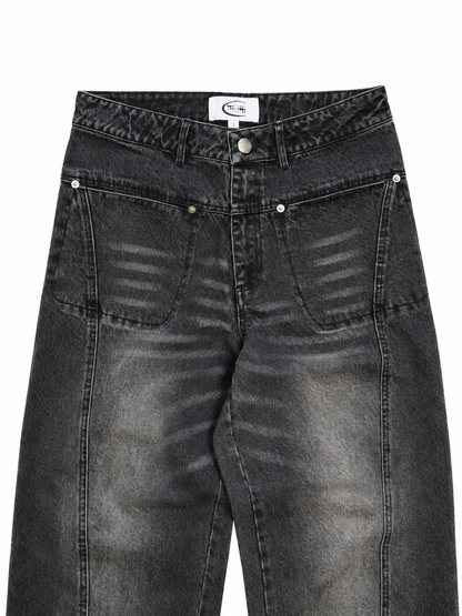 3-PANEL SCULPTED DENIM