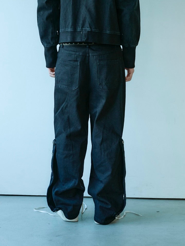 Convertible Pocket Denim Pants