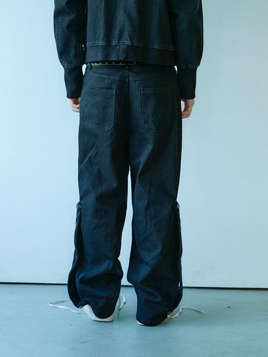 Convertible Pocket Denim Pants
