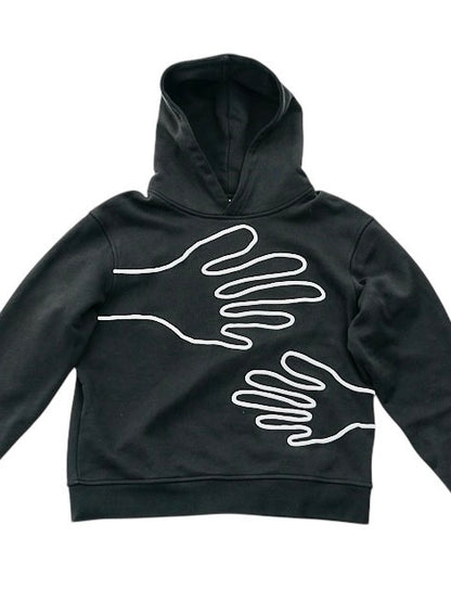 Handwaving hoodie black