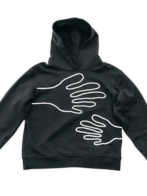 Handwaving hoodie black