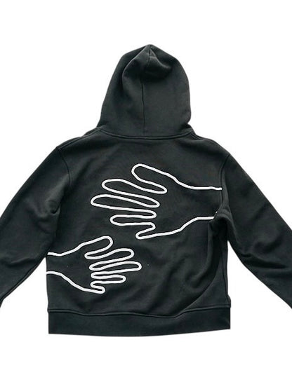 Handwaving hoodie black