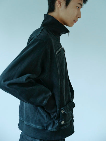 Convertible Pocket Denim Jacket