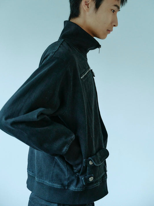 Convertible Pocket Denim Jacket