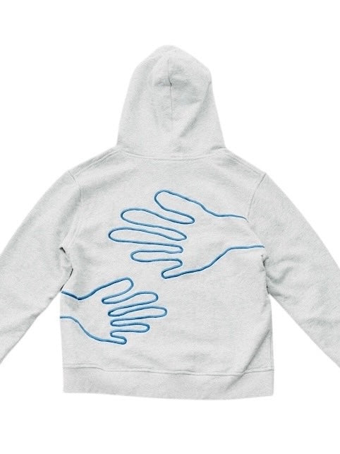 Handwaving hoodie ash grey